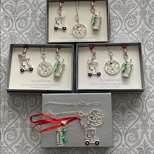 3sets golf charm necklace sorry sold